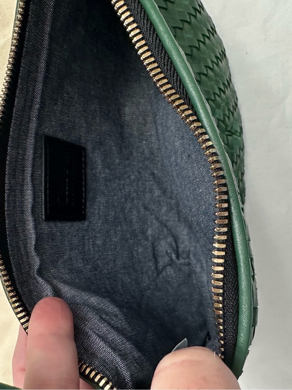 Clare V Petit Moyen Evergreen Woven - Picture 3 of 3
